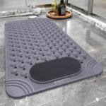 transformez votre douche avec notre tapis antiderapant rectangulaire gris fonce 196 1
