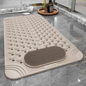 transformez votre douche avec notre tapis antiderapant rectangulaire silver 35x70cm 571 1