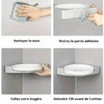 Transformez Votre Douche Sans Percer Avec Notre étagère Innovante!