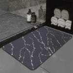 Transformez Votre Expérience Avec Notre Tapis Bain Effet Marbre! Anthracite / 45x70cm