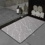 transformez votre experience avec notre tapis bain effet marbre gris 45x70cm 697 1