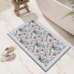 transformez votre experience avec notre tapis de bain ultra absorbant bleu 40x60cm 484 1
