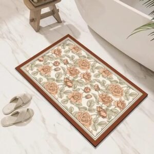 transformez votre experience avec notre tapis de bain ultra absorbant marron 40x60cm 693 1