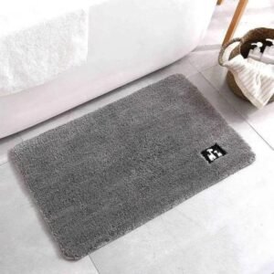 transformez votre routine avec notre tapis de bain antiderapant gris 7e7e7e 40x60cm 815 1