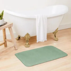 Transformez Votre Routine Avec Notre Tapis De Bain Vert Sauge Doux ! 2 Transformez Votre Routine Avec Notre Tapis De Bain Vert Sauge Doux! Cambridge Blue / 40x60cm