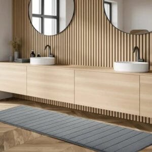 Transformez Votre Salle De Bain Avec Le Tapis Antidérapant Xxl! Gray / 40x120cm