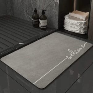 Transformez Votre Salle De Bain Avec Le Tapis Welcome Chaleureux! 40x60 Cm