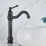 transformez votre salle de bain avec notre robinet contemporain en laiton noir 682 1