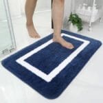 Transformez Votre Salle De Bain Avec Notre Tapis Absorbant Luxueux! Bleu Marine / 60x120cm