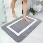 Transformez Votre Salle De Bain Avec Notre Tapis Absorbant Luxueux! Gris / 60x120cm