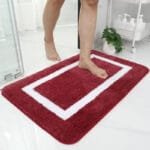 Transformez Votre Salle De Bain Avec Notre Tapis Absorbant Luxueux! Rouge Bordeaux / 60x120cm