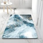 Transformez Votre Salle De Bain Avec Notre Tapis Anti-dérapant 80x50! Bleu Océan / 50x80cm