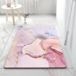 transformez votre salle de bain avec notre tapis anti derapant 80x50 rose persan 874 1