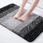 transformez votre salle de bain avec notre tapis artistique noir 40x60 cm 557 1
