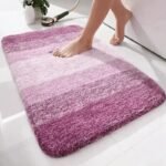 transformez votre salle de bain avec notre tapis artistique rose 40x60 cm 518 1
