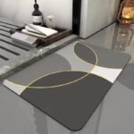 Tapis de Bain Motifs Circulaires