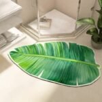 transformez votre salle de bain avec notre tapis en feuille forme plante 2 40x50cm 897 1
