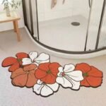 transformez votre salle de bain avec notre tapis en forme fleur camellias 40x80cm 775 1