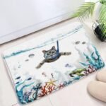 transformez votre salle de bain avec notre tapis fantaisie chat eau 40x60cm 740 1