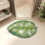 transformez votre salle de bain avec notre tapis feuille forme feuille 2 40x50cm 846 1