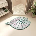 transformez votre salle de bain avec notre tapis feuille forme feuille 4 40x50cm 104 1