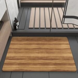 transformez votre salle de bain avec notre tapis imitation bois boise 40x60cm 879 1