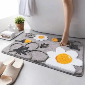 Transformez Votre Salle De Bain Avec Notre Tapis De Bain Luxe ! 3 Transformez Votre Salle De Bain Avec Notre Tapis De Bain Luxe! Gris