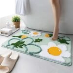 transformez votre salle de bain avec notre tapis luxe vert 213 1