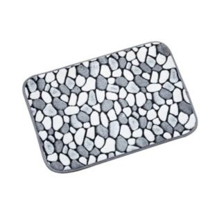 transformez votre salle de bain avec notre tapis original galet design carre 40x60cm 553 1