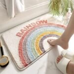 transformez votre salle de bain avec notre tapis sol original arc en ciel 1 40x60cm 864 1