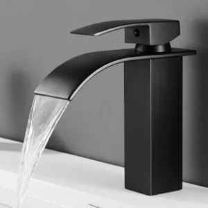 Transformez Votre Salle De Bain Avec Un Robinet à Cascade Luxueux! Noir