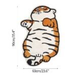 transformez votre salle de bains avec le tapis bain tigre 330 1