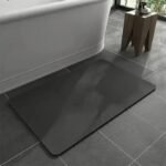 Tapis de Bain Noir Antiderapant