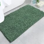 transformez votre salle de bains avec notre tapis bain chenille vert vert hooker 274 1