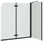 Cabine de douche – Noire, verre ESG, 120 x 68 x 130 cm – vue 7