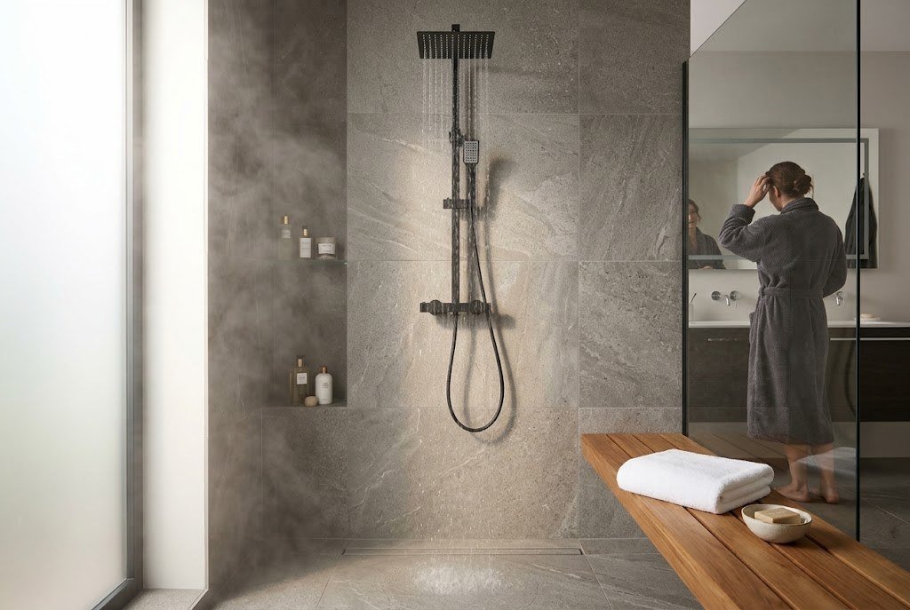 La douche à l'italienne, sans travaux