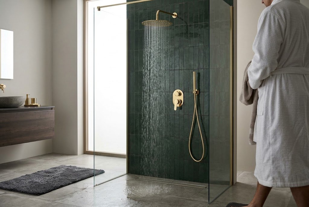 La douche à l'italienne, sans travaux