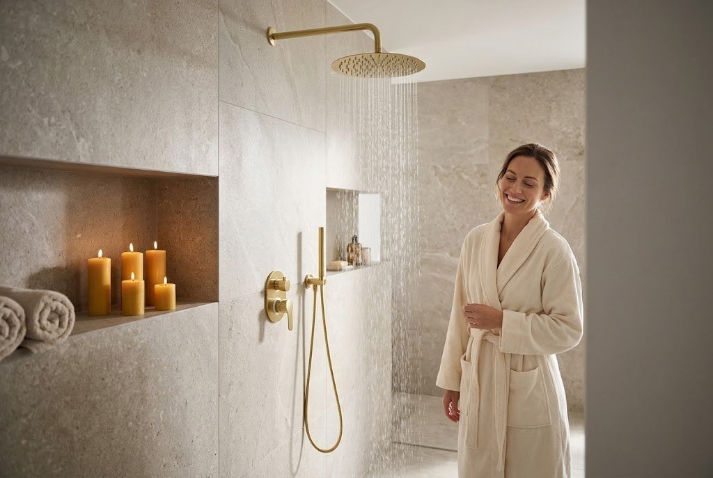 Une salle de bains chic