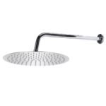 Colonne de douche inox – Finition miroir, pomme 30 x 30 cm