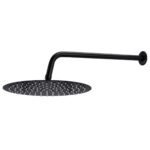 Colonne de douche noire – Pomme de pluie 30 x 30 cm