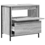Meuble salle de bain une vasque 60 cm – Avec lavabo et tiroirs