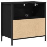 Meuble salle de bain une vasque 60 cm – Chêne noir, lavabo et tiroirs